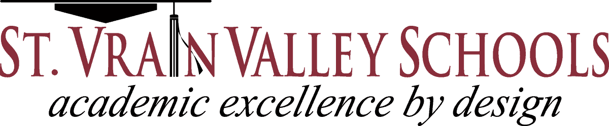 Logotipo de las escuelas de St. Vrain Valley