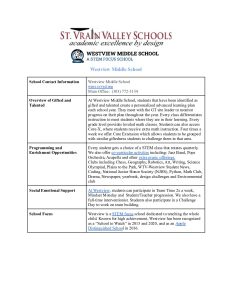 Westview Middle School – St. Vrain Valley Schools