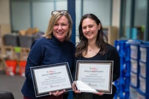 Danielle Mignon and Jordyn Kessler, Special Education teachers at Northridge Elementary