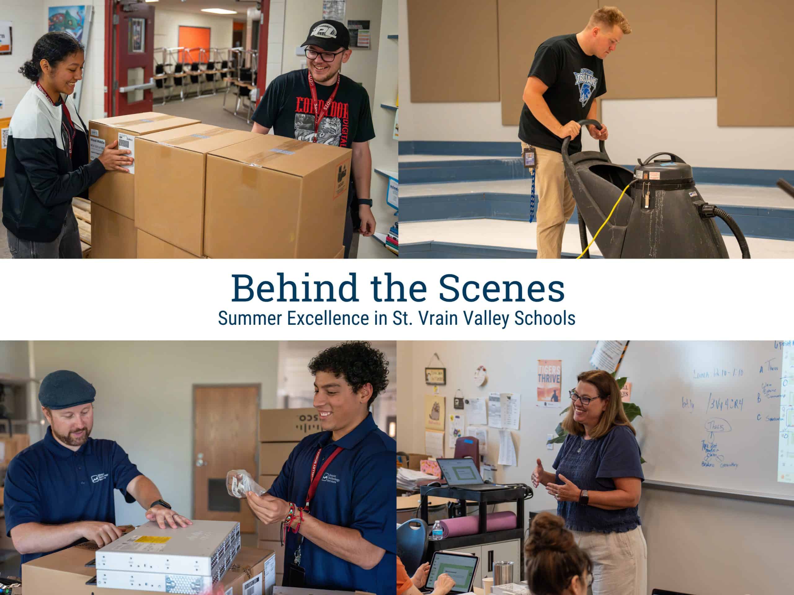 Entre bastidores del verano en las escuelas de St. Vrain Valley